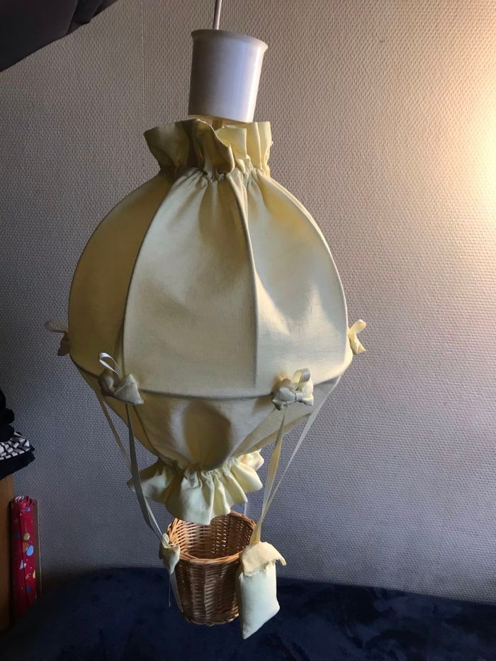 Lampe suspension montgolfière fille - photo numéro 3