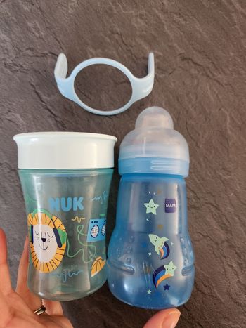 2 tasses d'apprentissage NUK et MAM