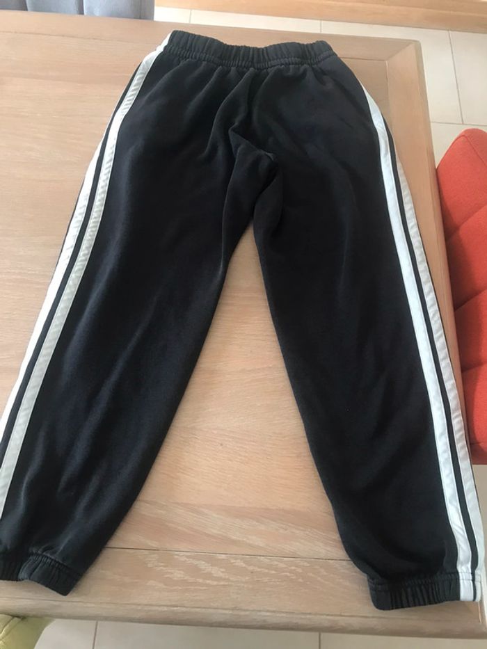 Bas de jogging adidas noir et blanc taille 12 ans - photo numéro 2