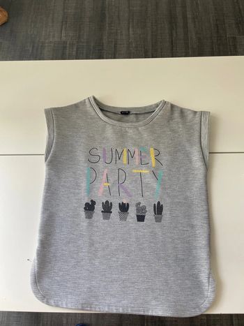 Haut sport sans manche effet Sweat taille 12 ans marque kiabi