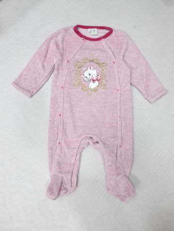 Pyjama velours 1 pièce Marie Les Aristochats 12 mois