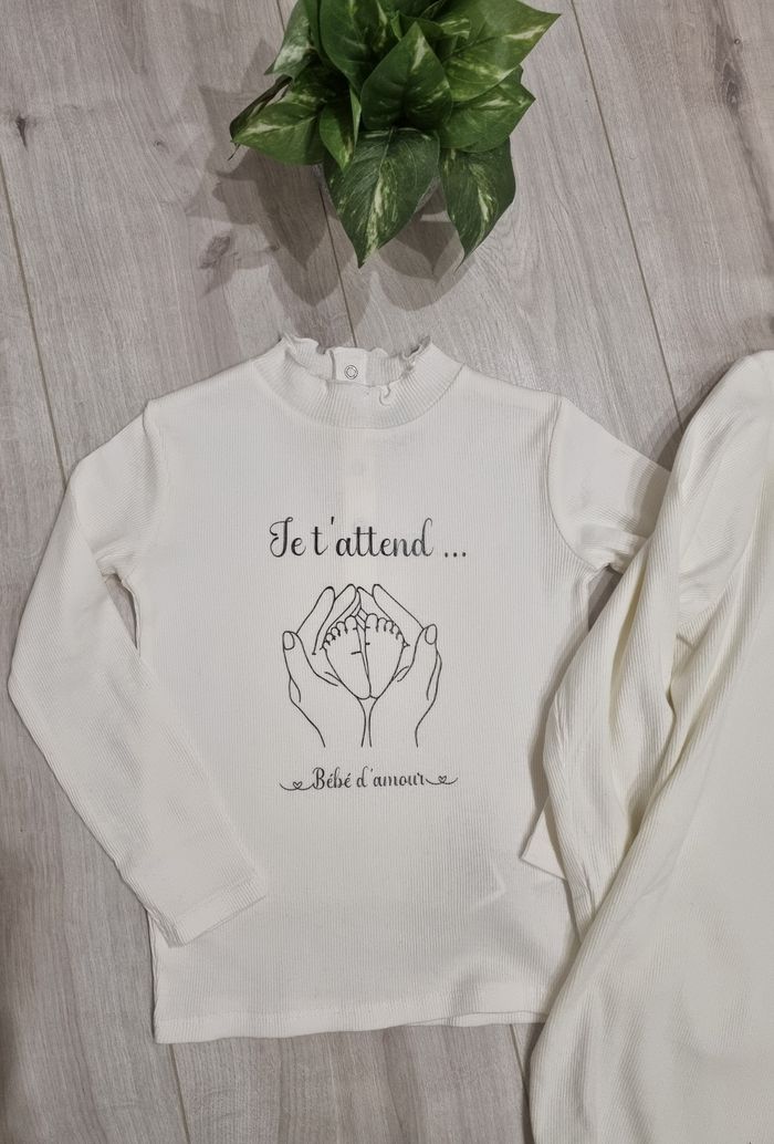 Tee-shirt grossesse - photo numéro 3