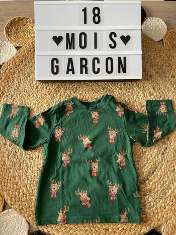 Maillot manches longues 18 mois