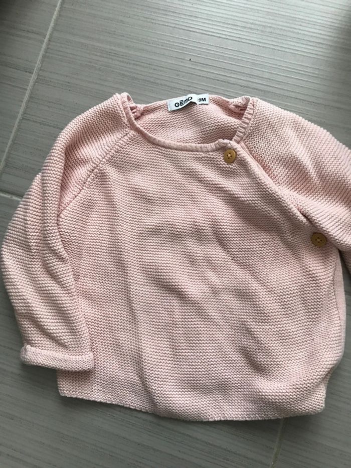Pull gemo bébé fille