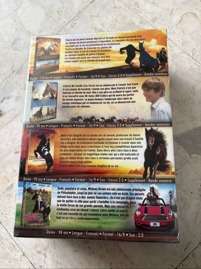 📀 Coffret 4 DVD – Films de chevaux (neuf sous blister) - photo numéro 2