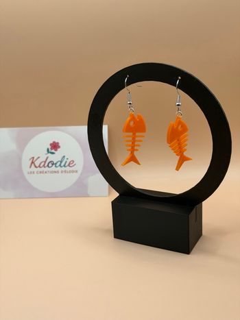Boucles d’oreilles poisson