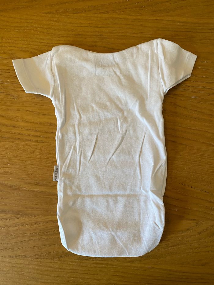 P’tit Bisou Body blanc ourson Taille 9 mois - photo numéro 6