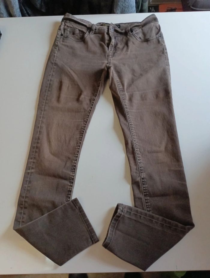 Pantalon jeans femme Kaporal rétro vintage taille 40 coupe slim