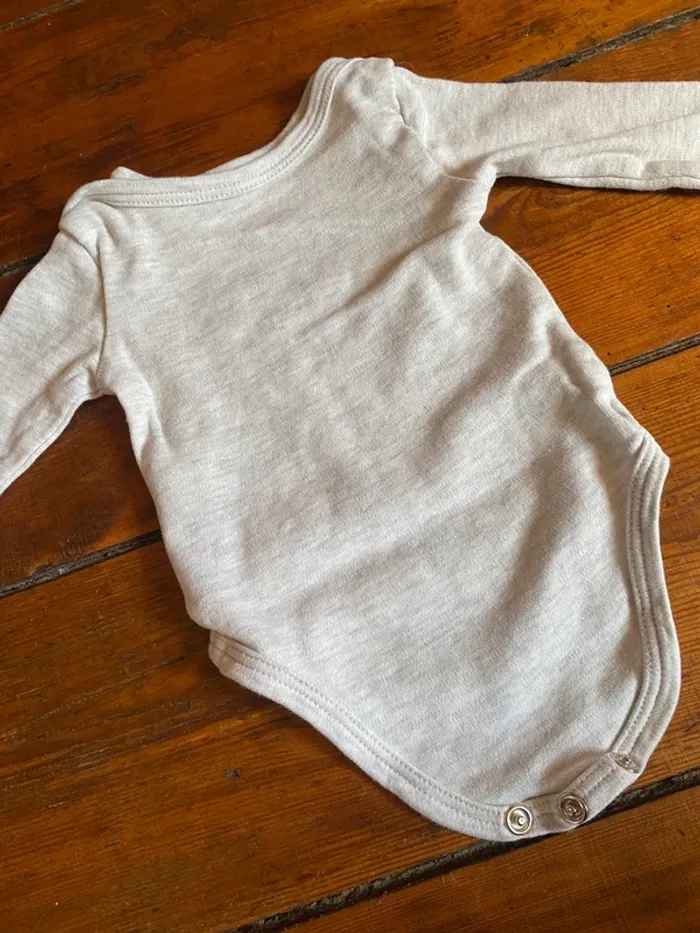 Body manches longues – Inextenso – 1 mois - photo numéro 2
