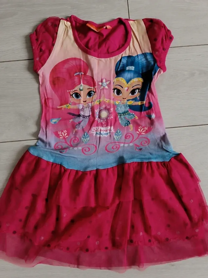 Robe shimmer shine 6 ans
