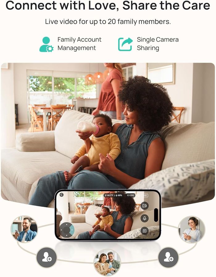 Babyphone Dr.Care Lumiview plus Moniteur Bébé Wifi - photo numéro 4