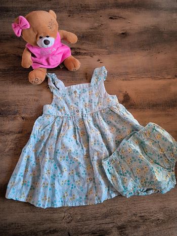 Ensemble robe culotte fleurie