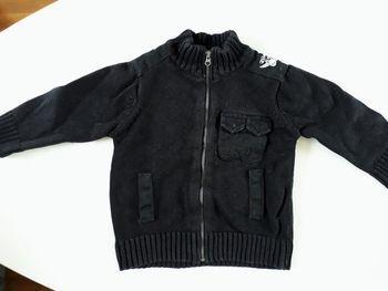 gilet zippé 1 an