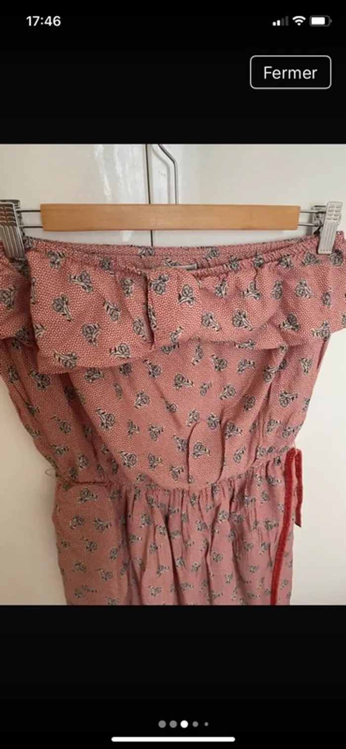 Robe bustier viscose Pull &  Bear taille L - photo numéro 3