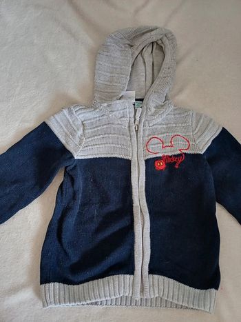 Gilet zippé 18 mois Disney