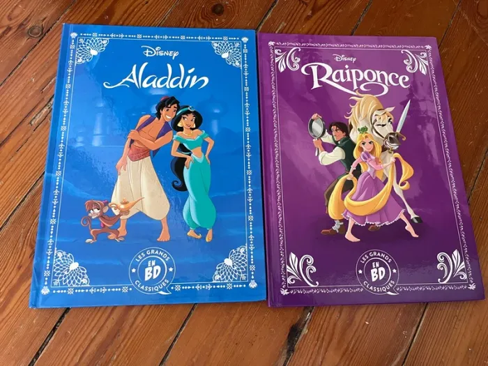 Livre Aladdin et Raiponce en BD