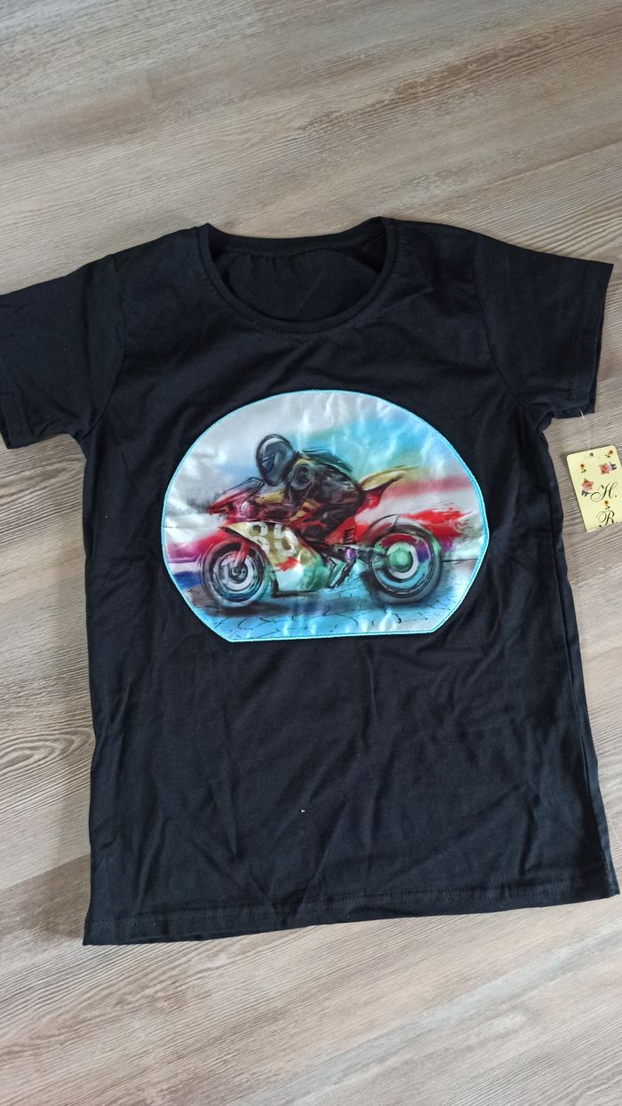 Lot t-shirts garçon Creeks moto 10 ans - photo numéro 3