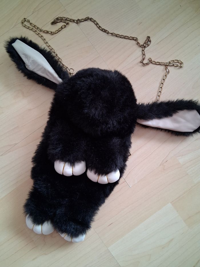 Sac lapin noir