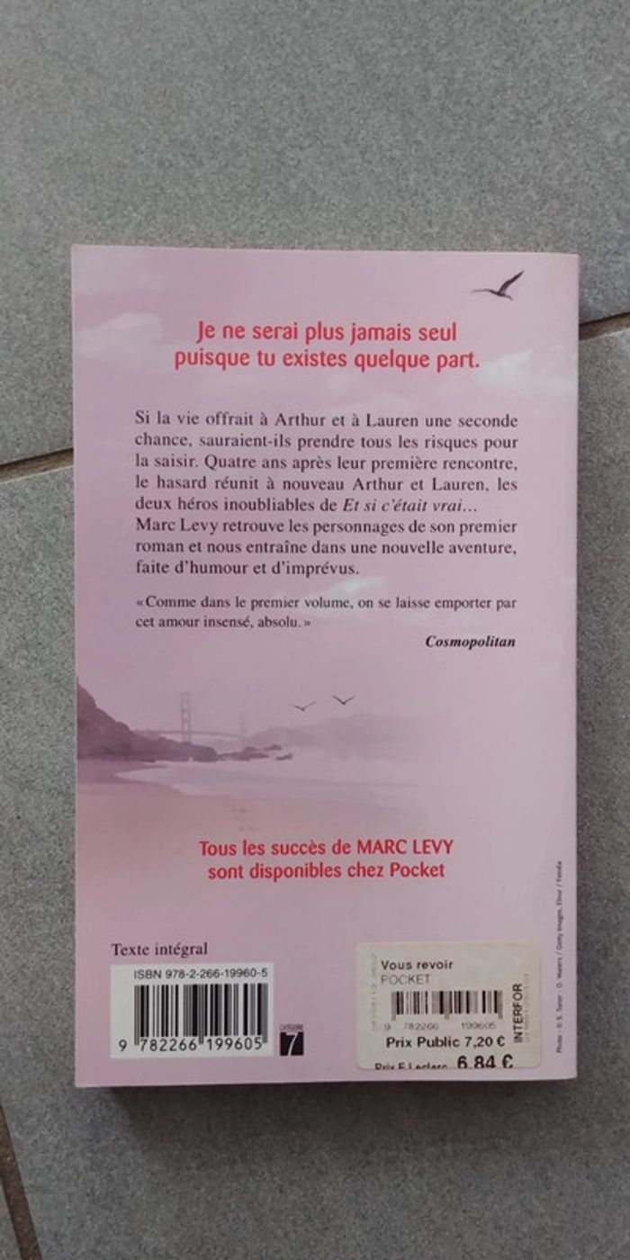 Livre "Vous revoir" Levy - photo numéro 2