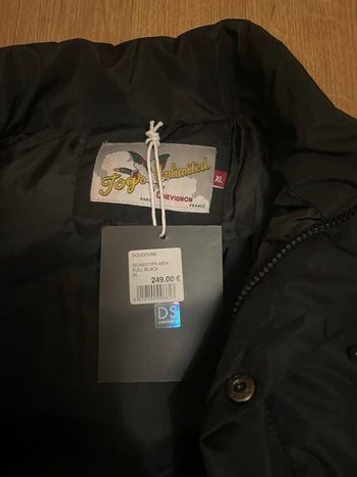 Doudoune chevignon homme  noir ,  togs taille XL   Neuf avec étiquette - photo numéro 3