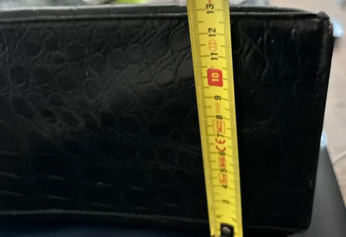 👜 petit sac à main aspect crocco noir - photo numéro 9