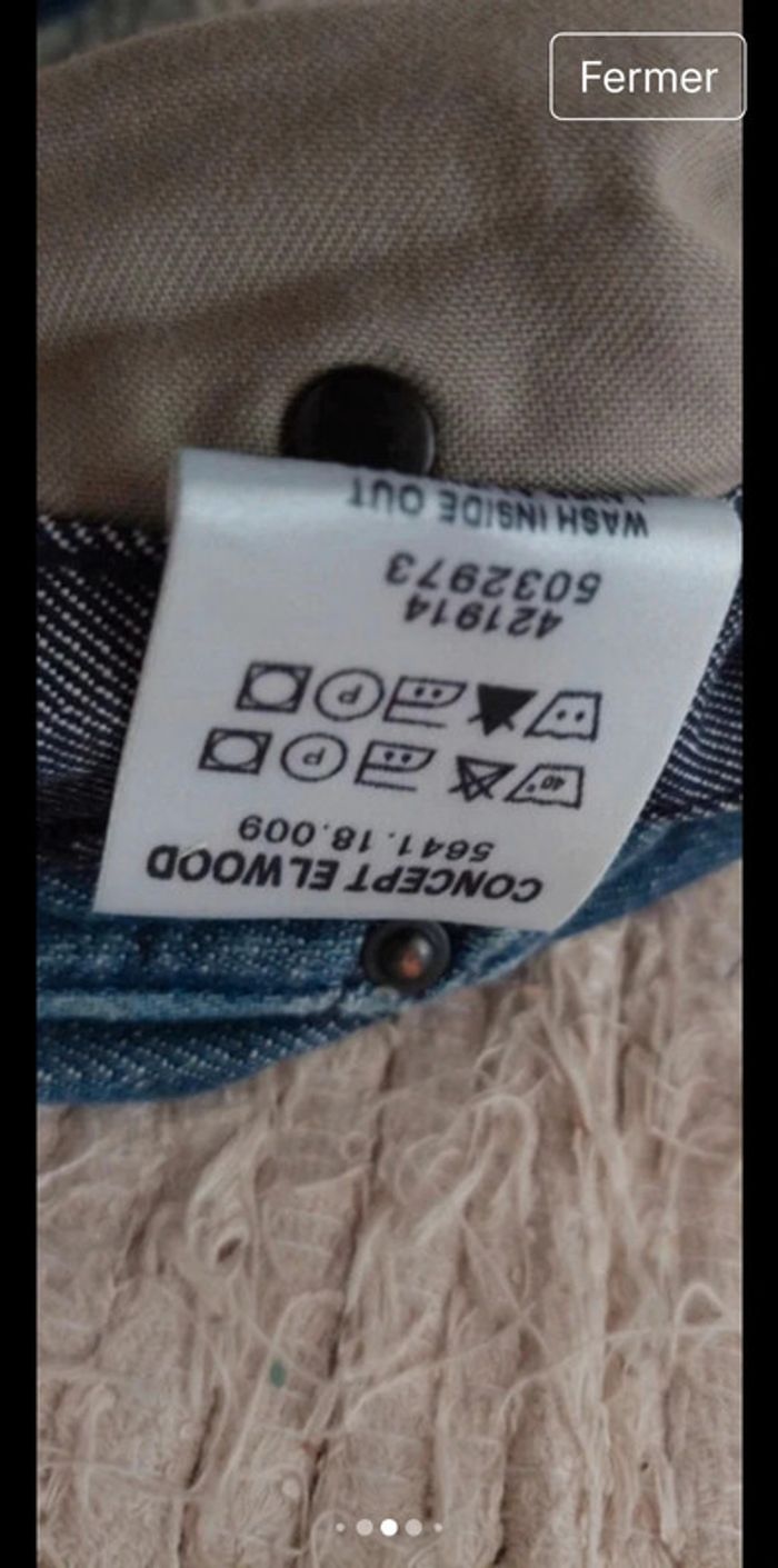 Jean vintage G-Star raw denim
Concept Elwood W36 L36 - photo numéro 7