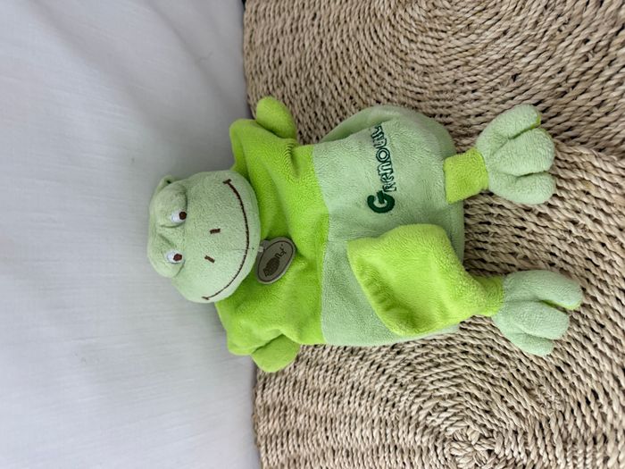 Grenouille BABY NAT doudou marionnette G comme Grenouille vert - photo numéro 2