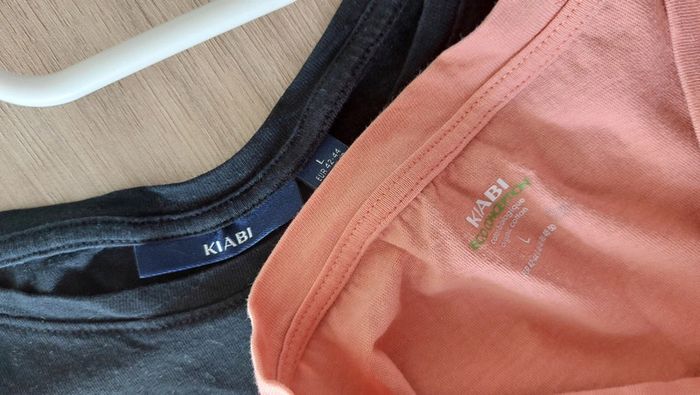 2 tee-shirts kiabi L - photo numéro 8