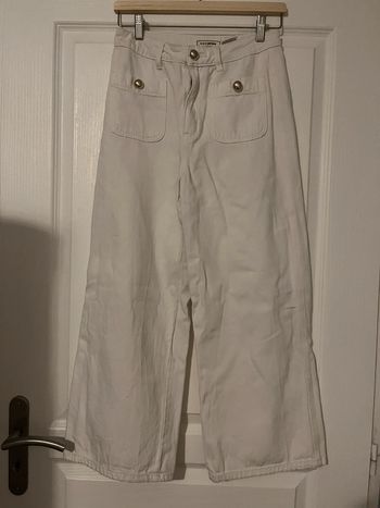 Pantalon droit blanc