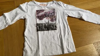 T short manches longues blanc