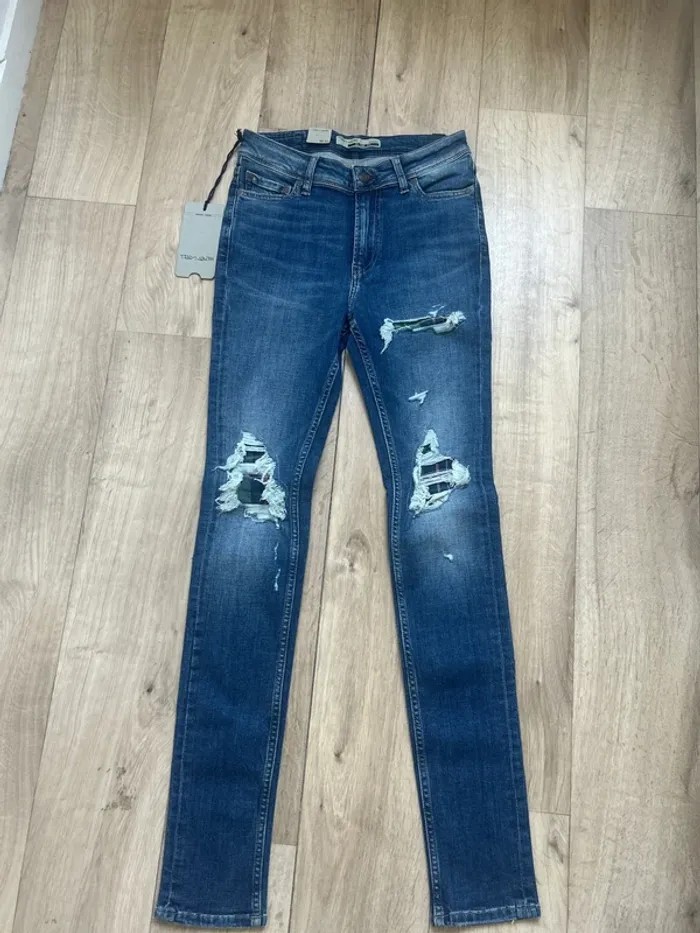 Jeans Teddy Smith destroy flash skinny L.A 16ans