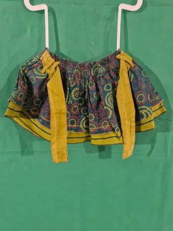 Jupe à volants imprimés colorés 6 mois Sans marque