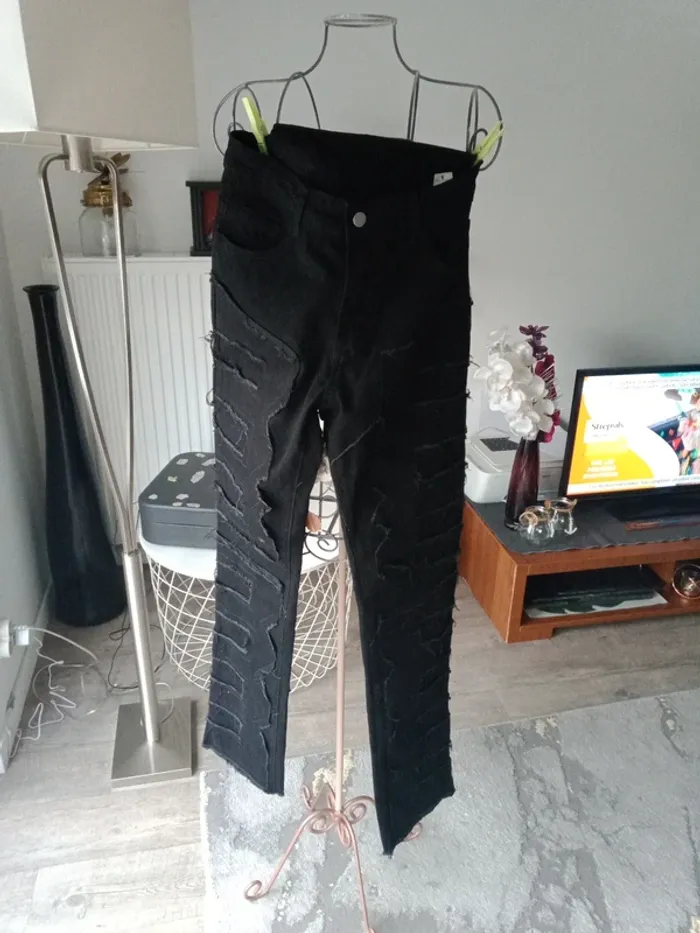 Jeans noir extensible