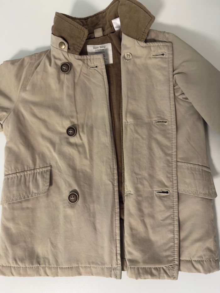 Zara Baby – Manteau Beige – 3/4 ans (104 cm) – Doublé chaud - photo numéro 7
