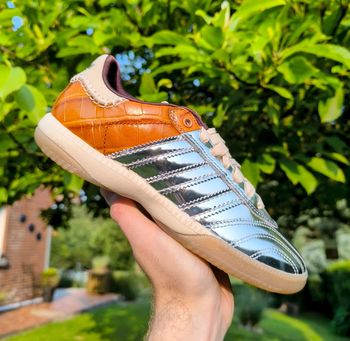 Baskets adidas samba argenté édition limitée wales Bonner