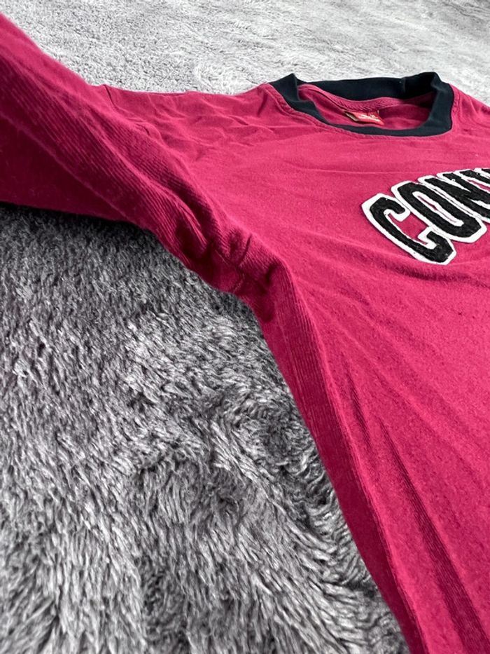 T-shirt manches longues Converse All Star Bordeaux – Taille XL - photo numéro 12