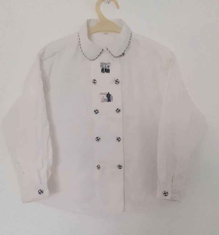 Joli chemisier "jazz" vintage fillette. 6 ans. - photo numéro 2