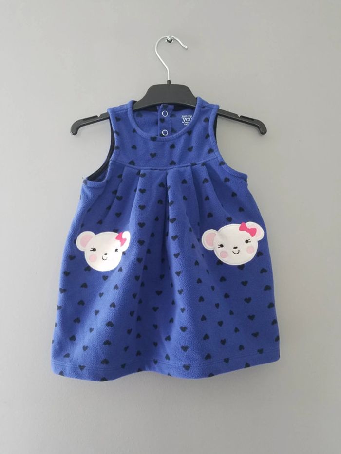 Robe molleton taille 9 mois très bon état