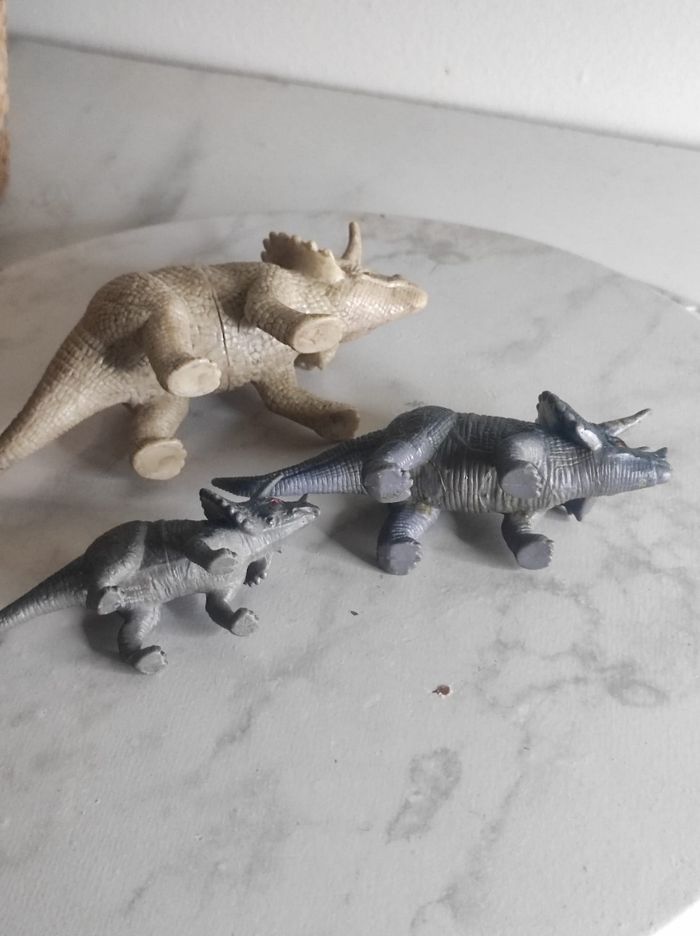 Lot dinosaures triceratops - photo numéro 3