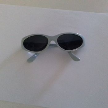 Lunette de soleil bombée bleue enfant - Complices -