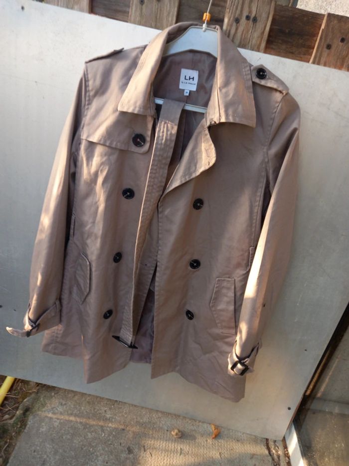 Trench femme beige