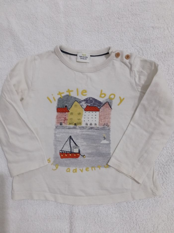 Polo crème marque tape à l'oeil 23 mois 86 cm - photo numéro 2