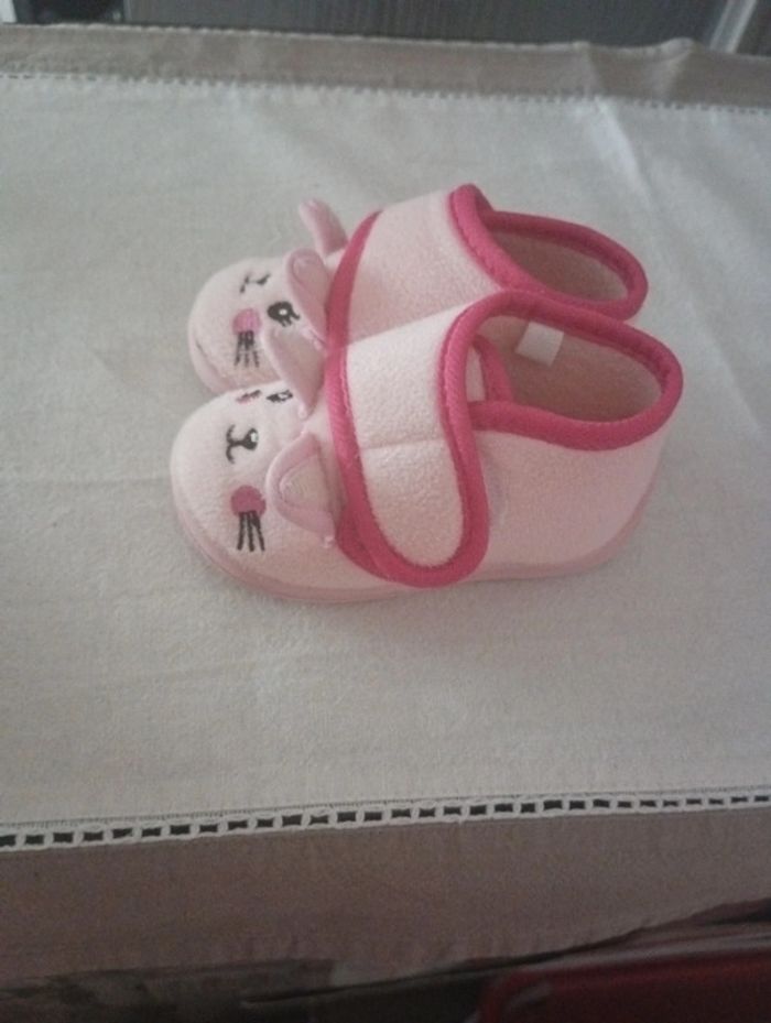 Chausson souris fille à scratch pointure 21 - photo numéro 2