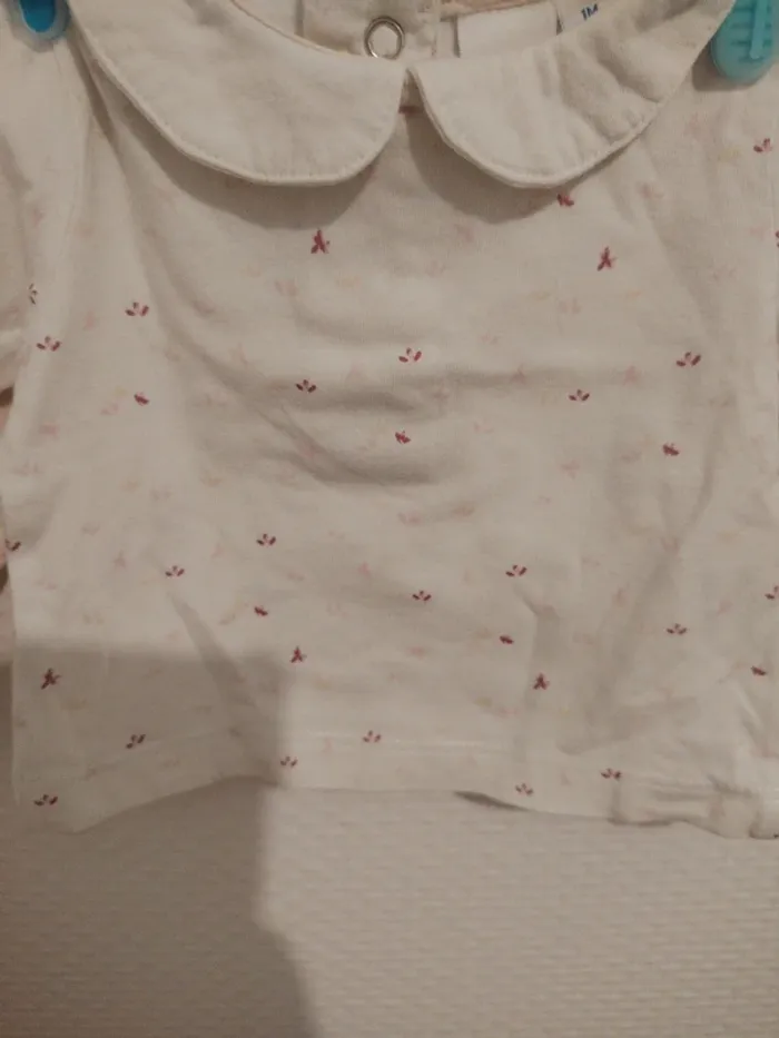 Lot de 2 t-shirt taille 1 mois - photo numéro 2