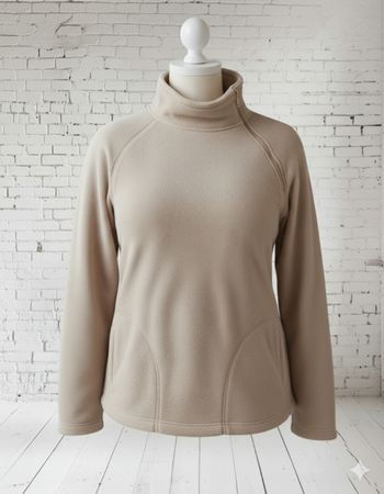 Pull polaire beige T46