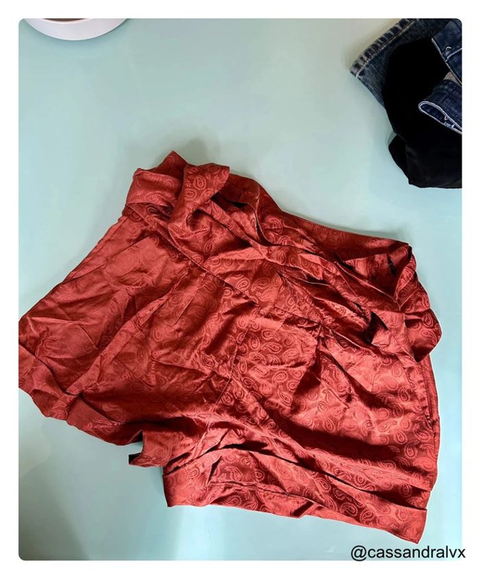 Short the kooples rouge motif - photo numéro 7