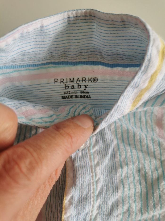 Bodie chemise bébé garçon 9/12mois primark excellent etat - photo numéro 3