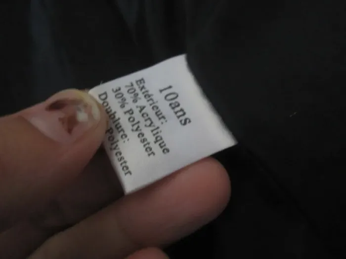 Veste fausse fourrure sans manches manches gris/marron taille 10 ans - photo numéro 8