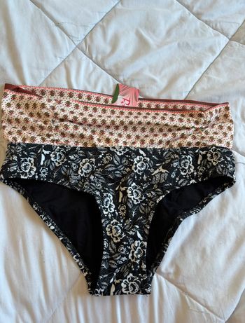 Bas de maillot de bain montant bikini multicolore motif Penti taille L/40 neuf avec étiquette