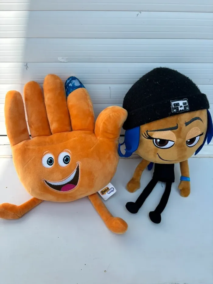 Lot peluché emoji